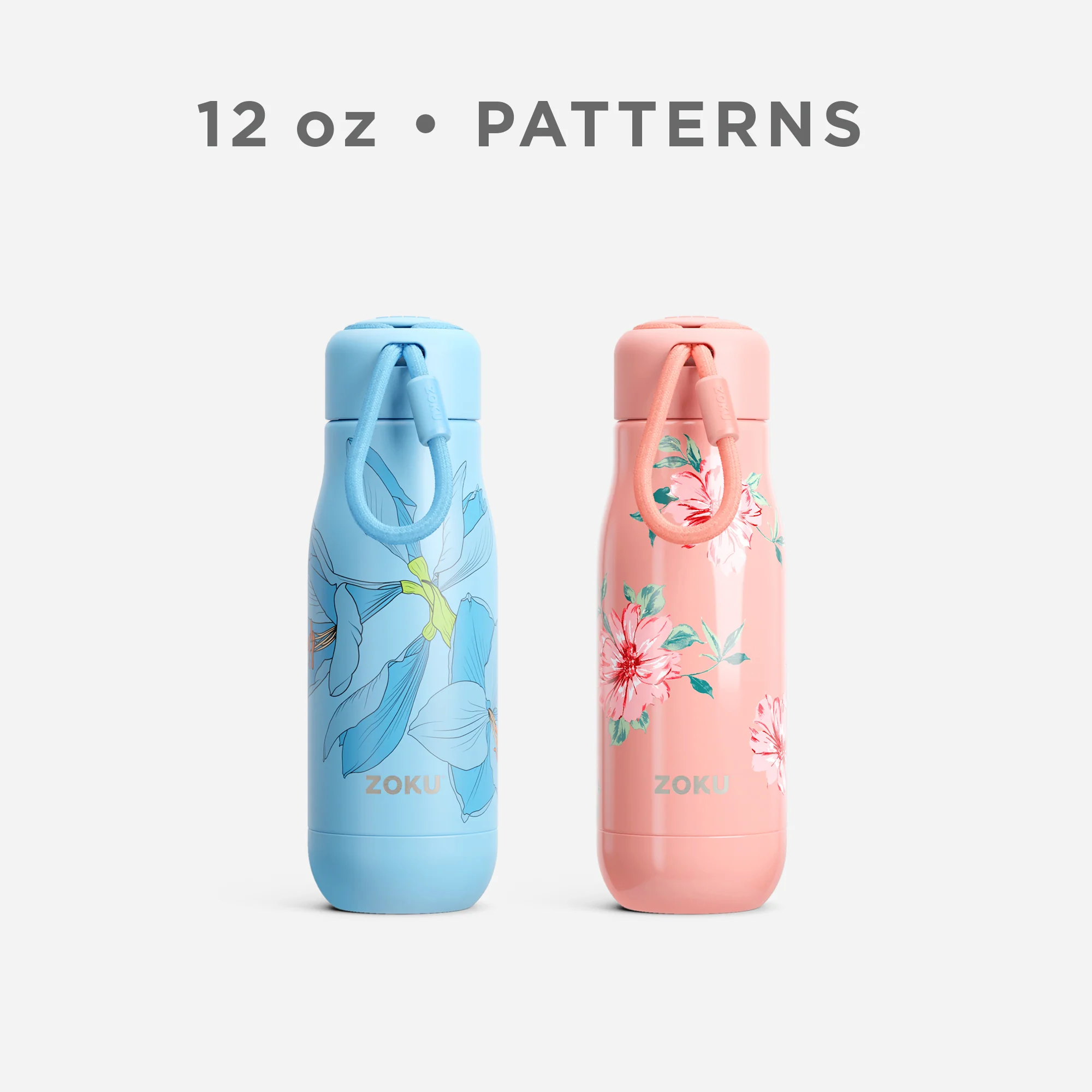 12oz Stainless Steel Bottle - Lavender - Image 6