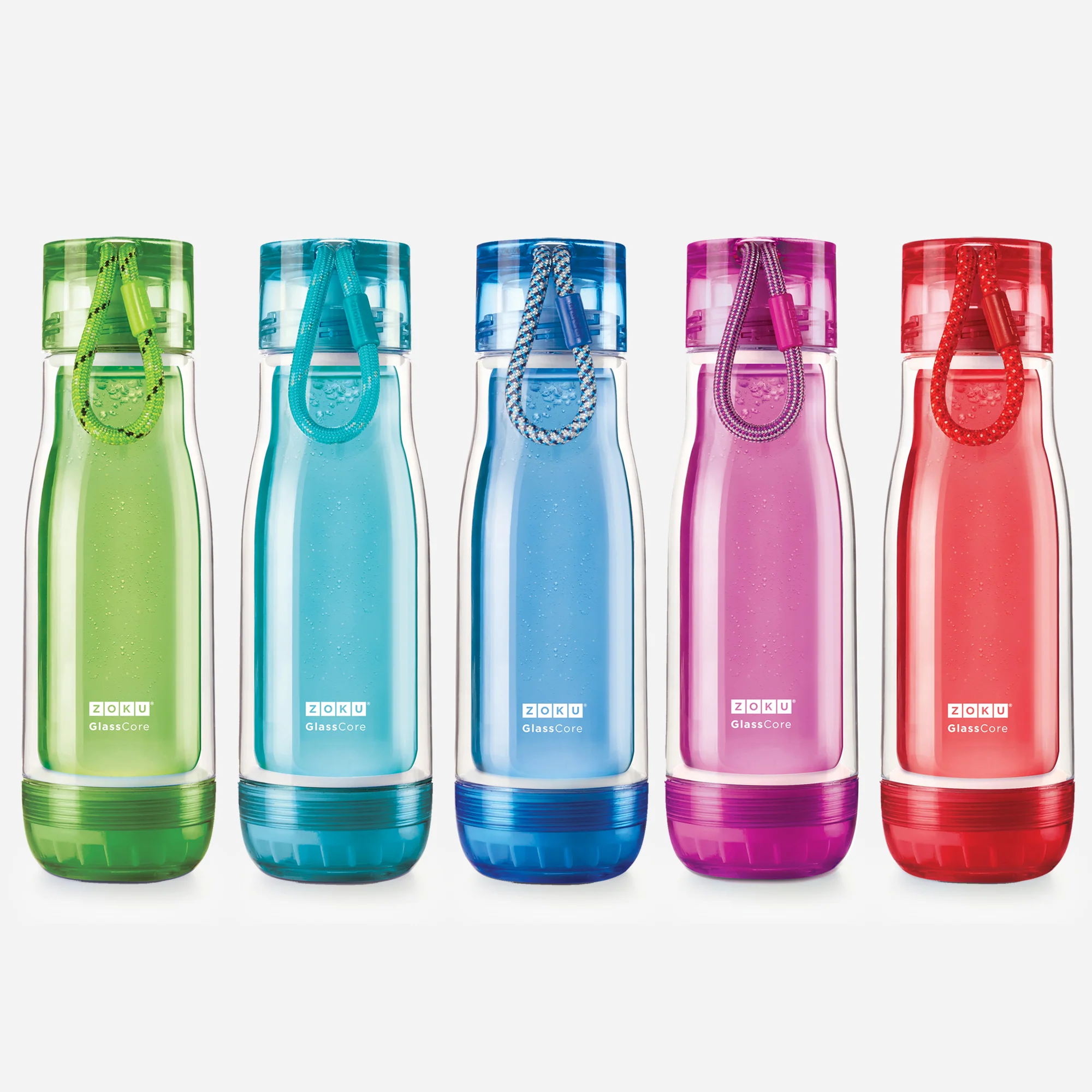 16oz Glass Core Bottle - Red - Image 6