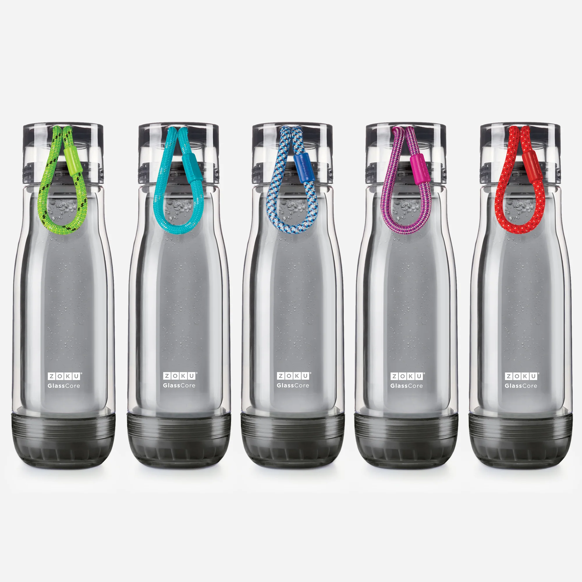 16oz Grey Glass Core Bottle - Teal - Image 5