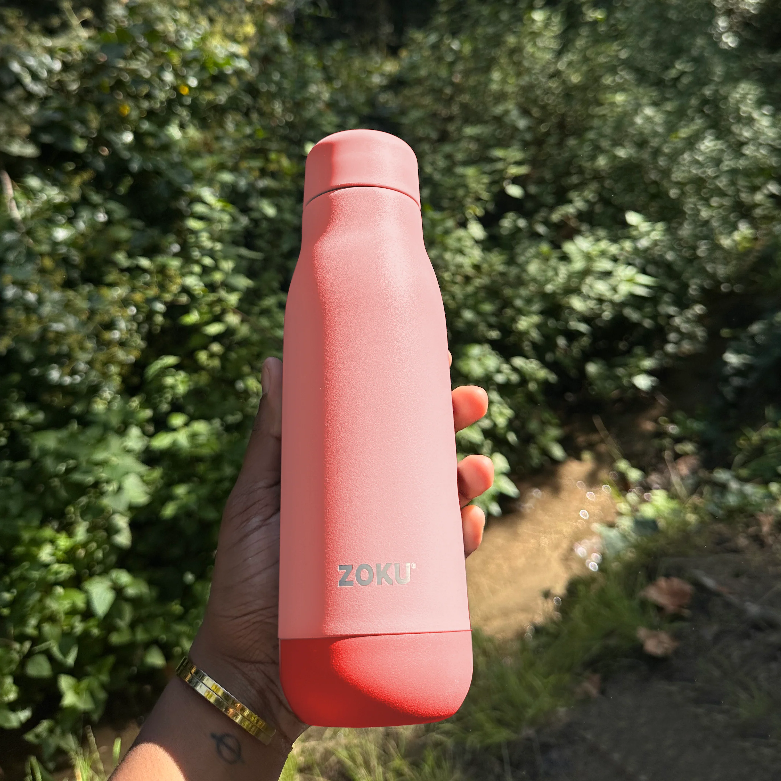 18oz Stainless Steel Bottle - Coral - Image 3