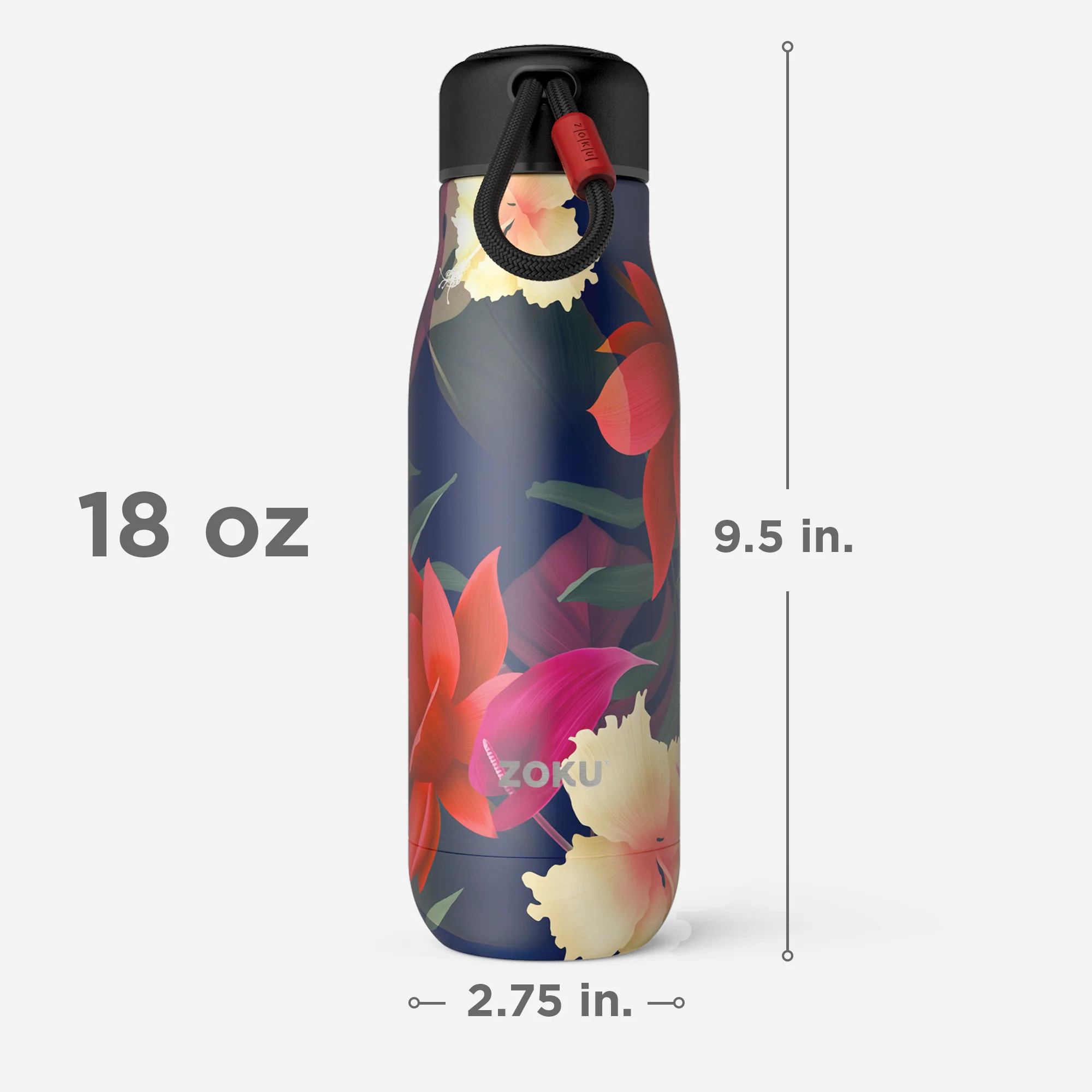 18oz Stainless Steel Bottle - Paradise - Image 4