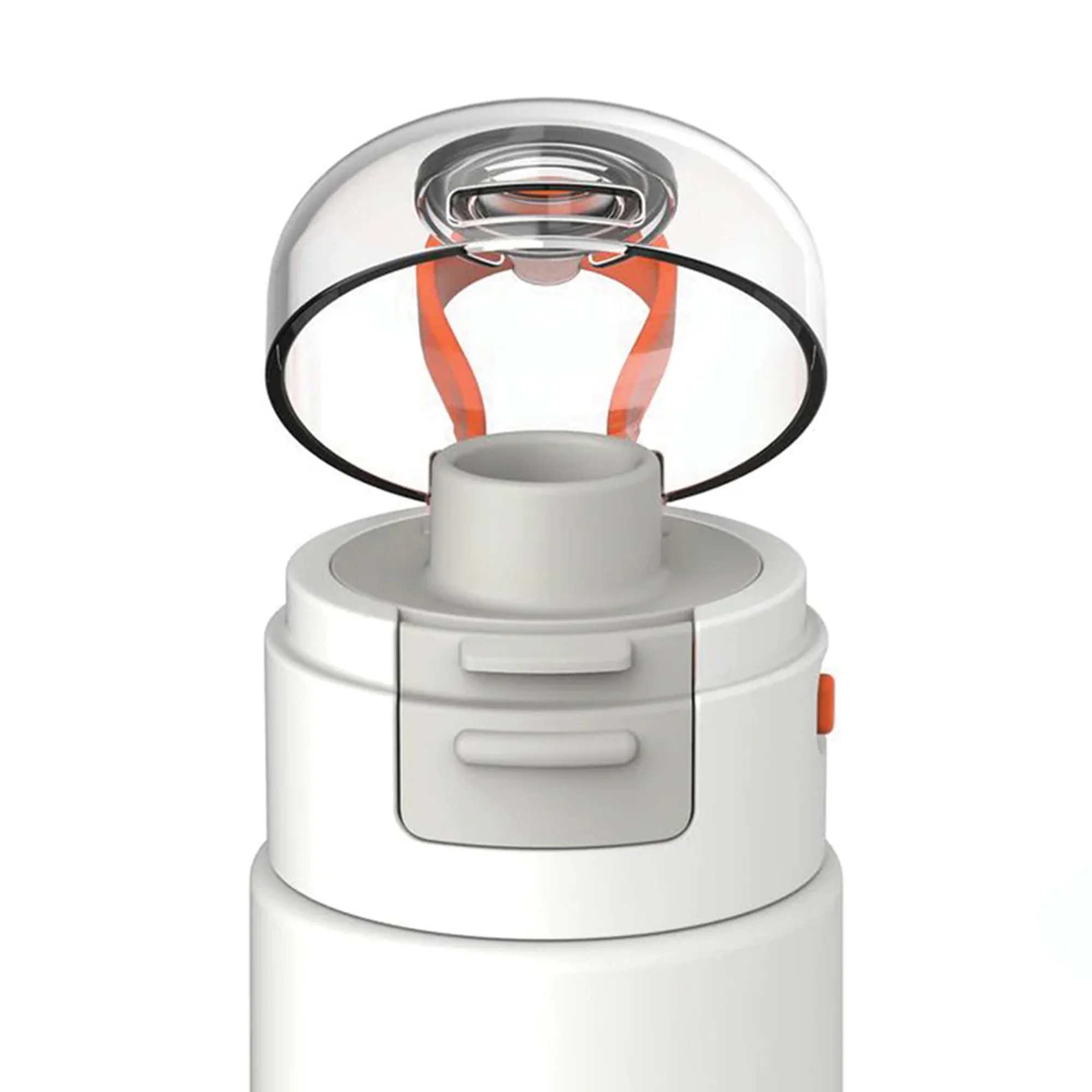 18oz Stainless Steel Sports Bottle - White - Image 5
