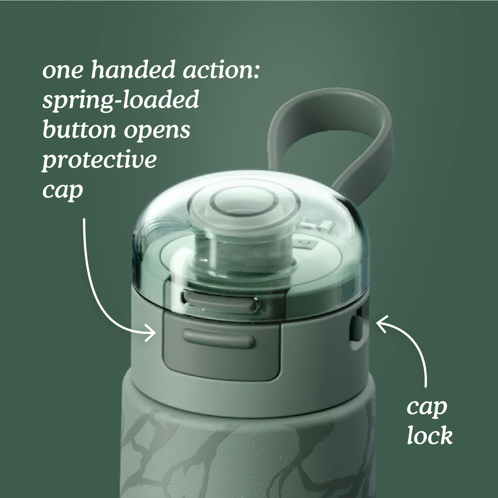 18oz Stainless Steel Sports Bottle - Blue - Image 5