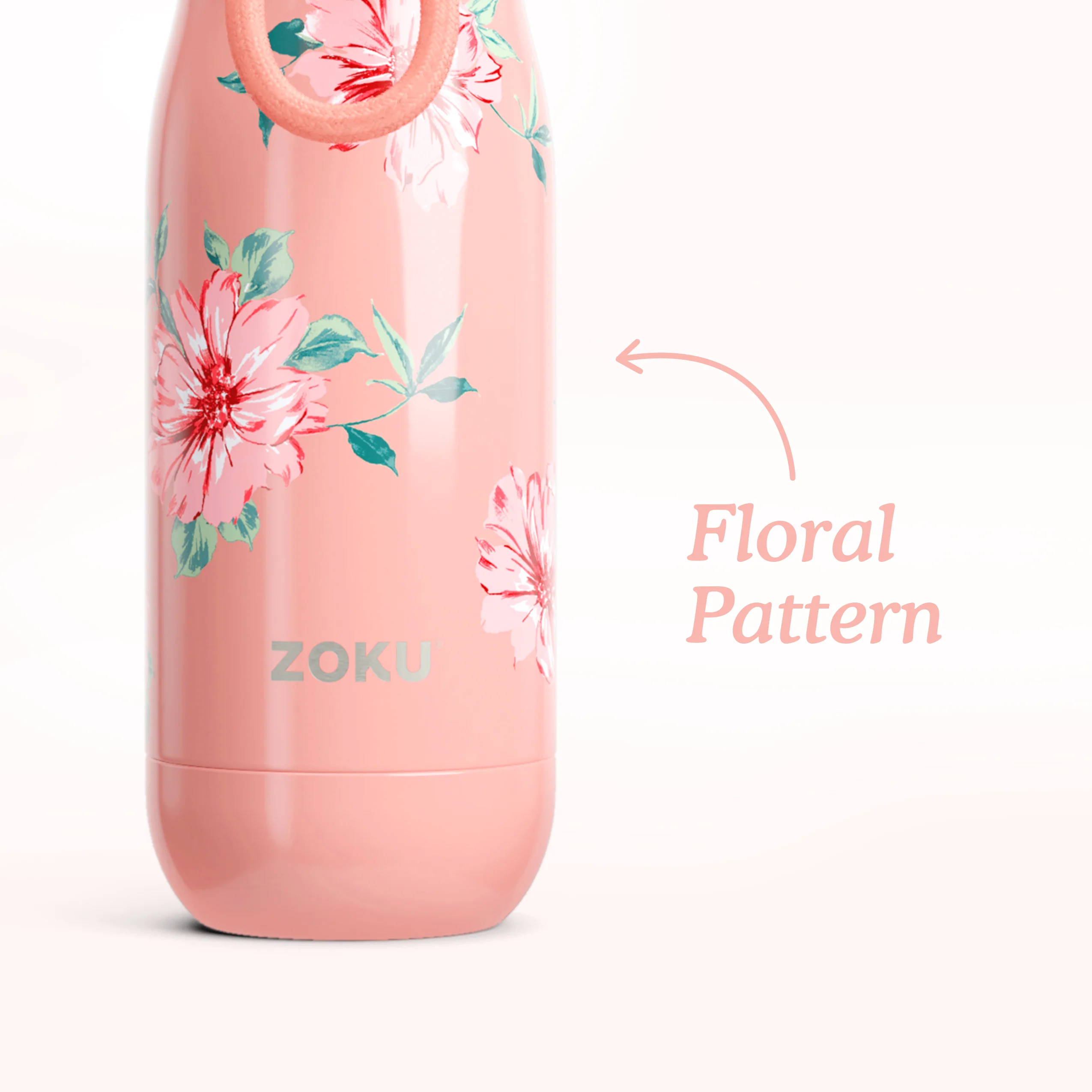 25oz Stainless Steel Bottle - Rose Petal Pink - Image 3