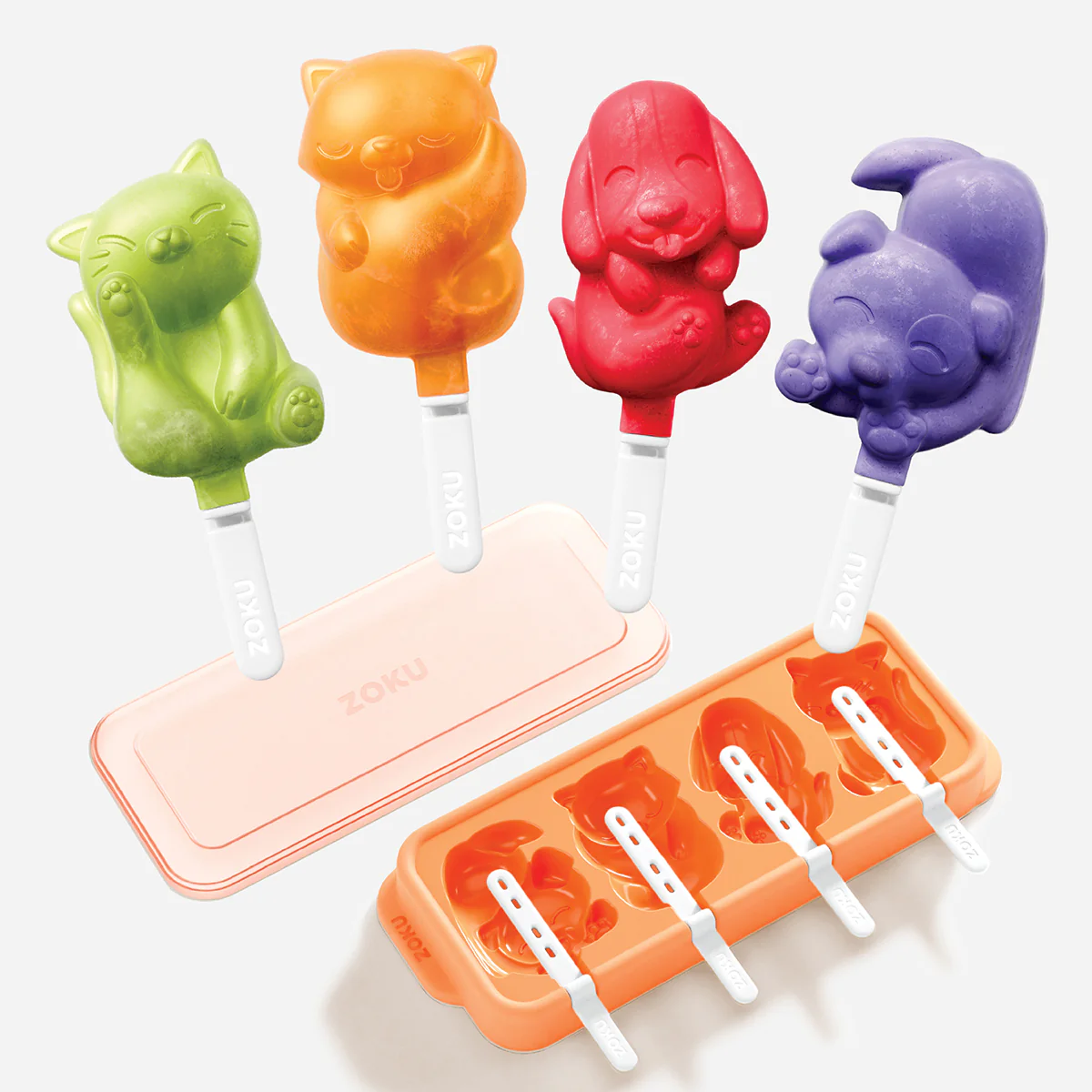 Cat and Dog Ice Pop Mold