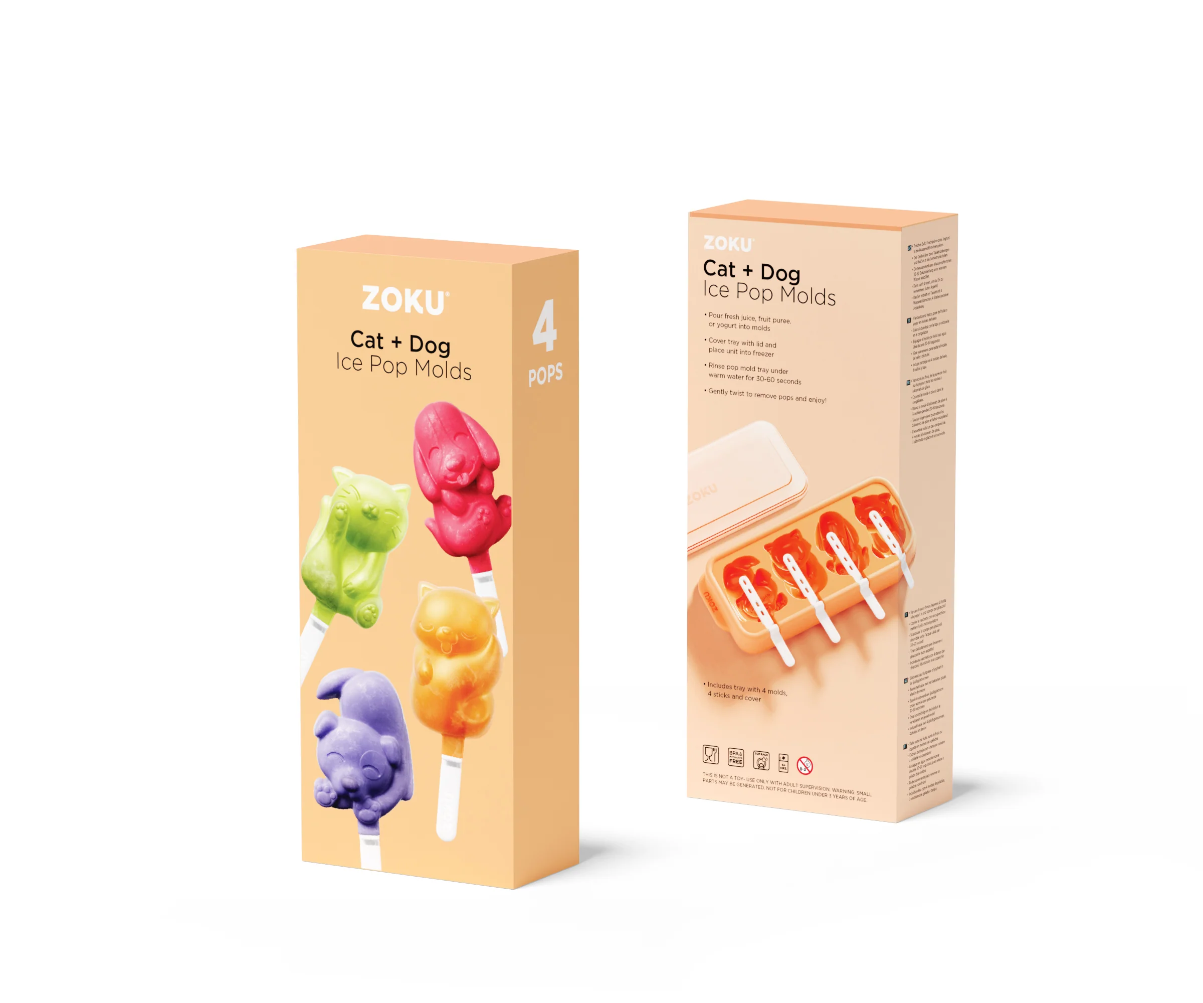 Cat and Dog Ice Pop Mold - Image 2
