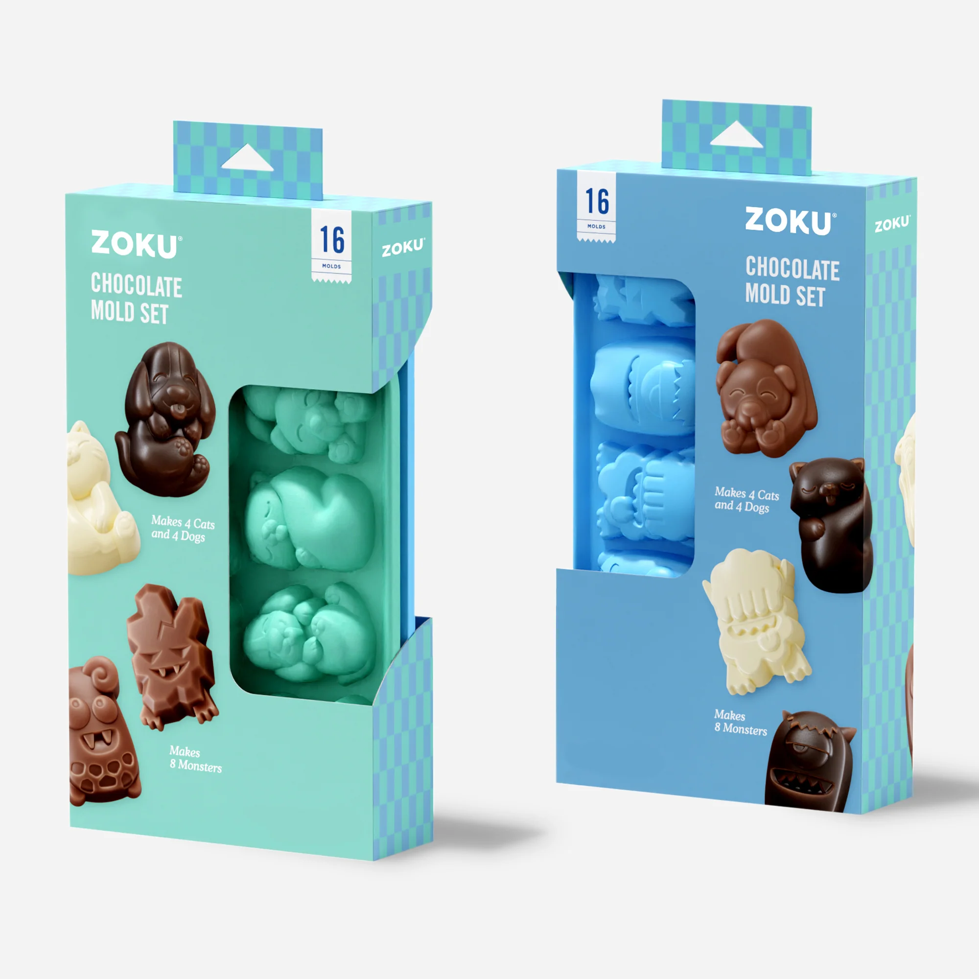 Cat & Dog And Monsters Chocolate Mold Set - Image 3