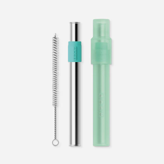 Jumbo Pocket Straw - Teal