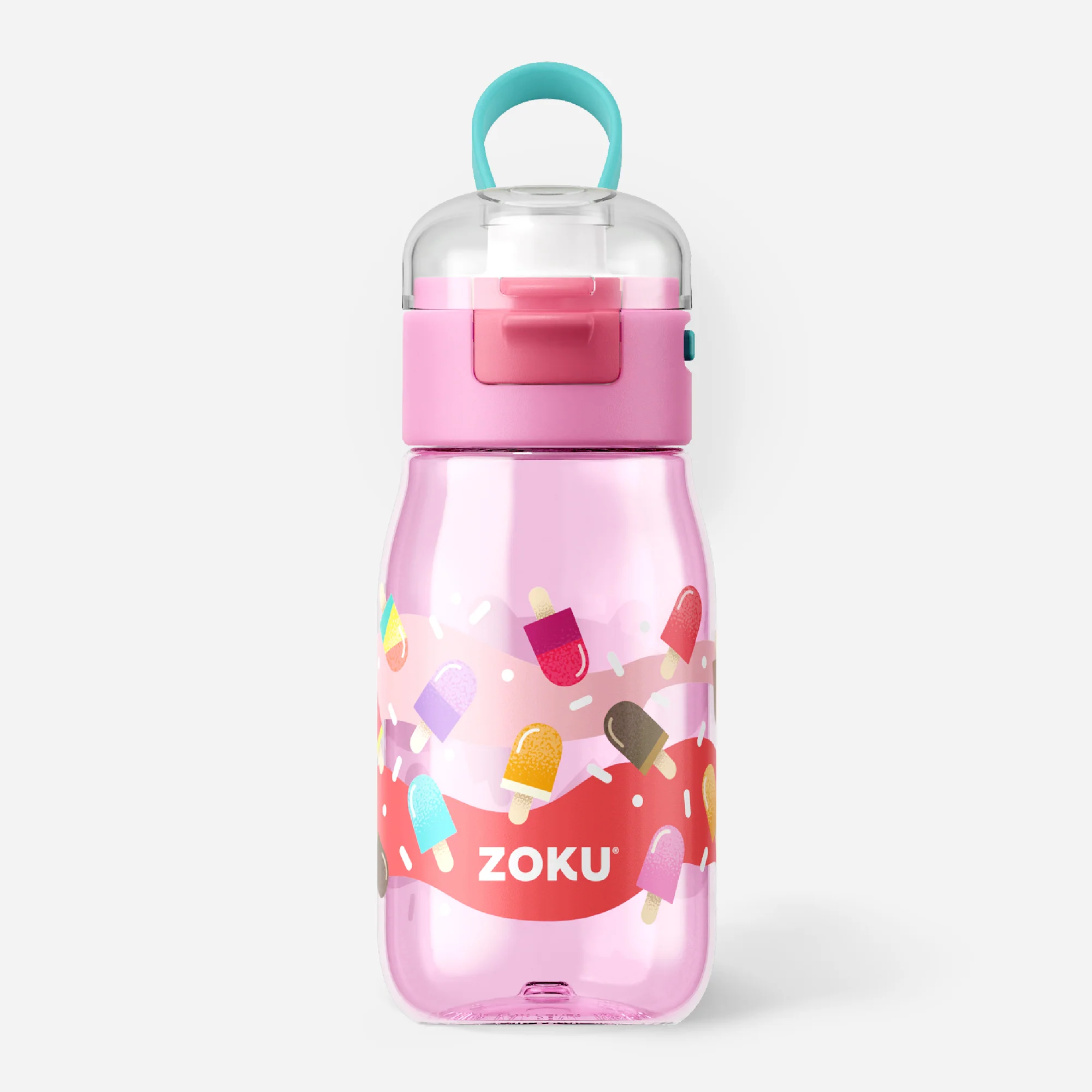 Kids Flip Gulp Bottle - Pink Pops