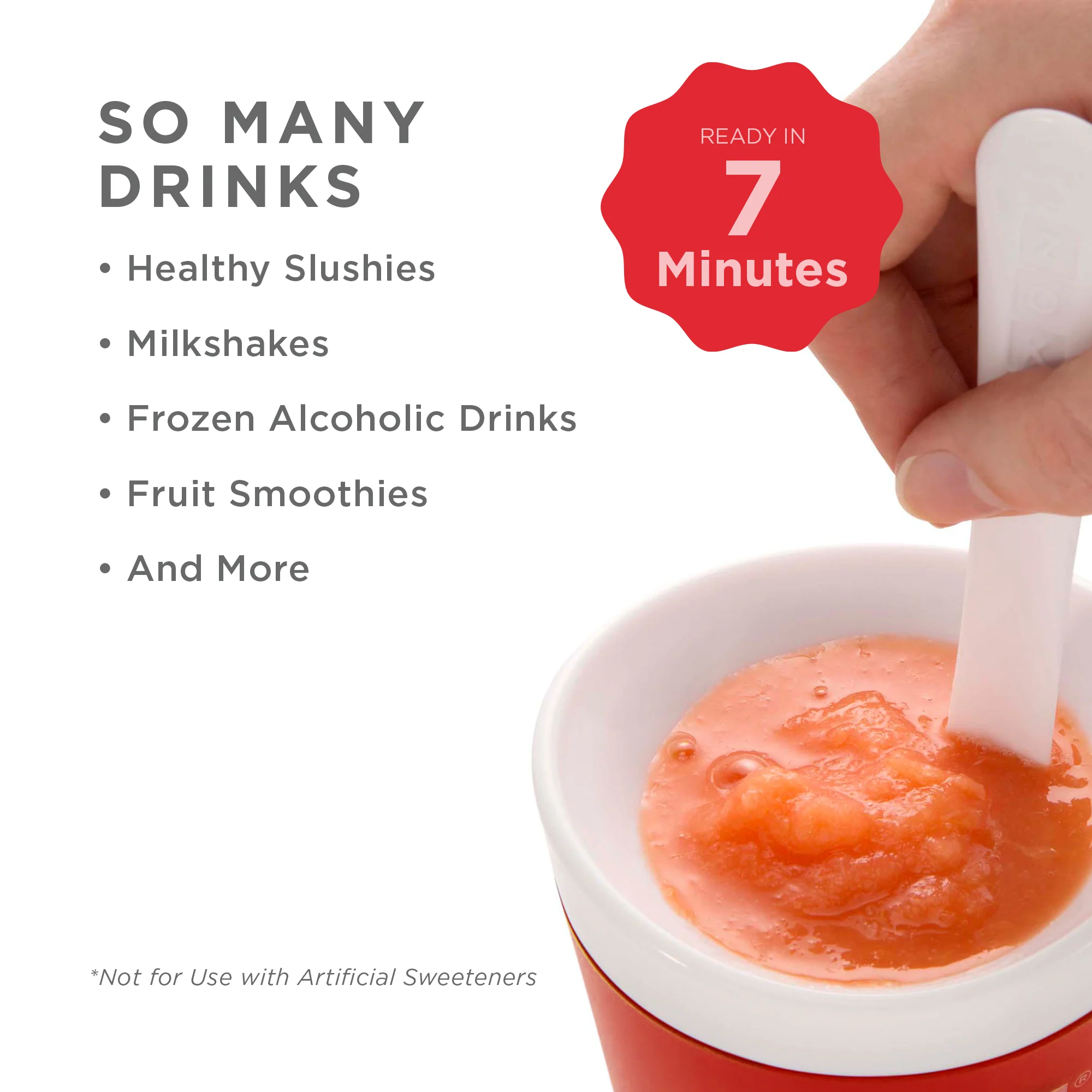 Set of 2 Slush & Shake Makers - Red Blue - Image 3